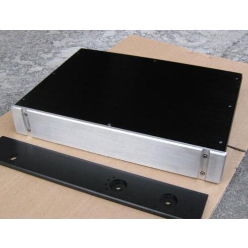 All aluminum amplifier chassis / Preamplifier / integrated amplifier case / AMP Enclosure / case / DIY box ( 430*70*308mm)