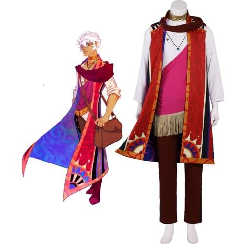 The Arcana Asra Cosplay Costume custom made mens game costume halloween