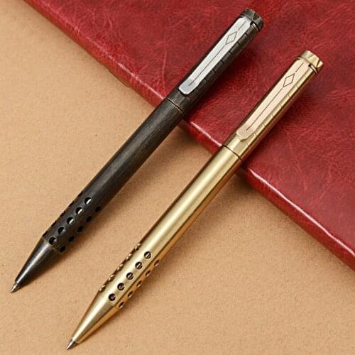 Pure Copper Magnetic Signature Pen Brass Gel Pen Metal Pen Office Stationery