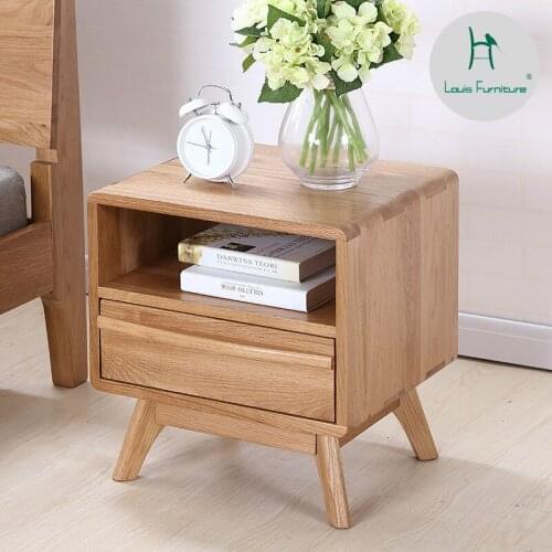 Louis Fashion Nightstands Modern Simple Wood