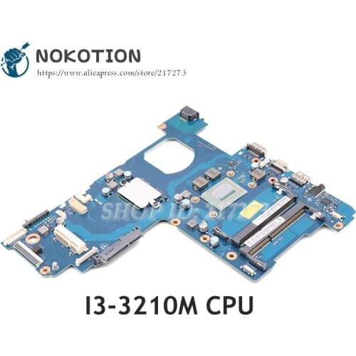 NOKOTION For Samsung NP270 NP270E5E Laptop Motherboard HM76 I3-3120U CPU DDR3 BA92-12172A BA92-12172B BA41-02206A