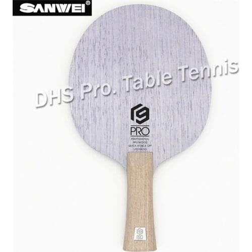 SANWEI Table Tennis Blade V9 PRO 9 ply pure wood All-around pips-long ping pong racket bat paddle