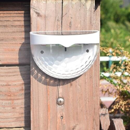 Solar Garden Products Apply Exterior Light For Home Outdoor Waterproof Fence Lamp 6 Led Semicircle Step Wall For Country House