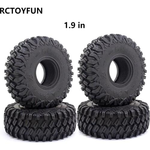 4pcs 1.9 inch Tire 120mm Pit Bull Rock Beast Scale Crawler Tires 2 PB9003NK Remote Control Car Replacement Accessories