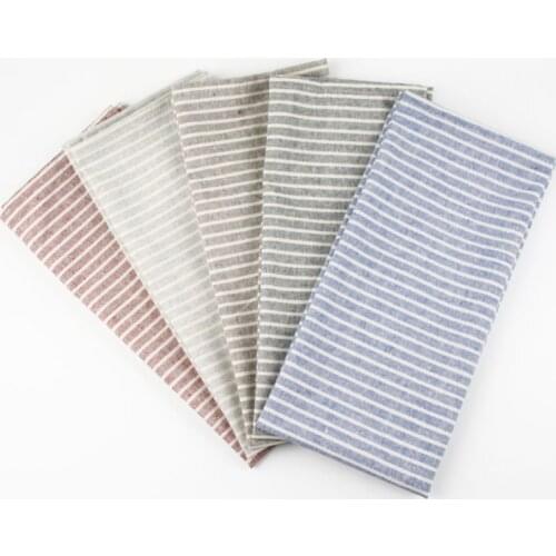 Europe Style 40 x 60 cm cloth linen cotton Napkins heat insulation mat dining table mat children table Napkin fabric placemats