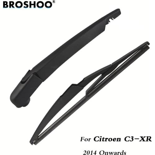 BROSHOO Car Rear Wiper Blades Back Windscreen Wiper Arm For Citroen C3-XR Hatchback (2014-) 295mm,Windshield Auto Styling