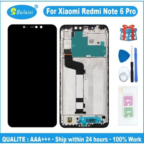 For Xiaomi Redmi Note 6 Pro LCD Display+Touch Screen Digitizer Assembly Replacement Part