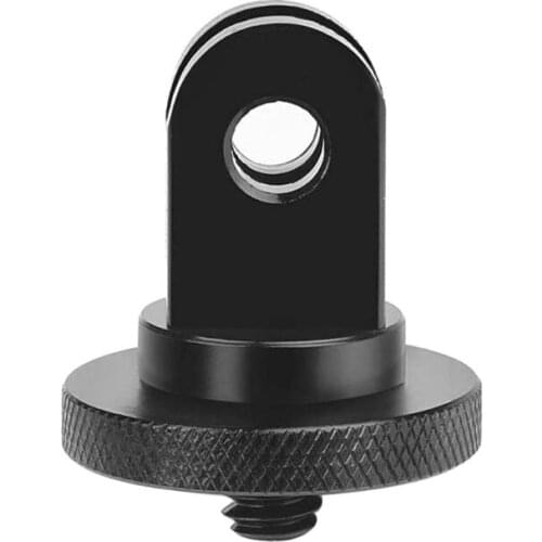 Aluminum Alloy 1/4 Inch Mini Tripod Adapter Mount for gopro Hero 7 5 6 Session Sjcam Sj4000 Yi 4K Eken H9 Camera