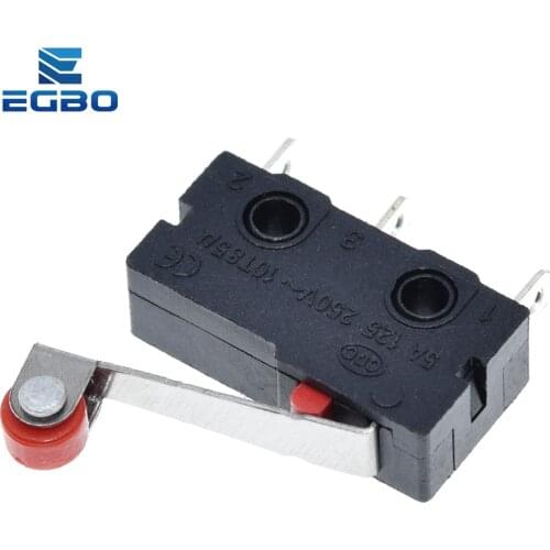 10pcs New Micro Roller Lever Arm Normally Open Close Limit Switch KW12-3 KW11-N