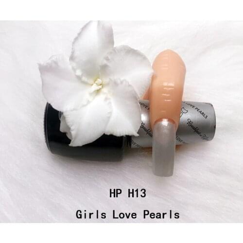 15ml Reflective Glitter Gel Shiny Silver UV Gel Nail Polish Soak Off Opie HPH13 Girls Love Pearls Colorful Nail Art Decoration
