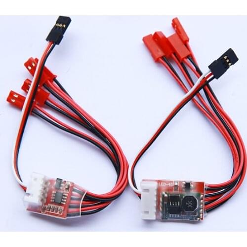 3S 4S 6S Lipo Battery LED Strip Light Controller For RC FPV Drone Airplane Quadcopter Car Toys Part