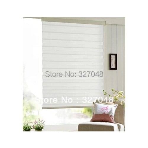 FREE SHIPPING Popular zebra blinds/korean curtains/double-layer roller blinds/curtain fabric curtain window curtain