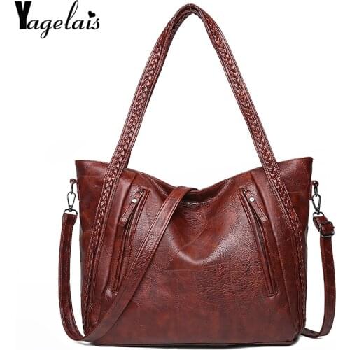 Handbag Large Lady Bag High Quality Casual Female Bag Soft Leather Shoulder Bag Messenger Bag Ladies Large