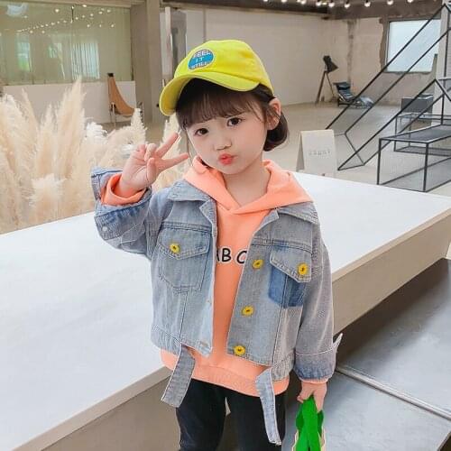 Girls Babys Kids Coat Jacket Outwear 2021 Bear Spring Autumn Overcoat Plus Size Top Cardigan Toddler Childrens Clothing