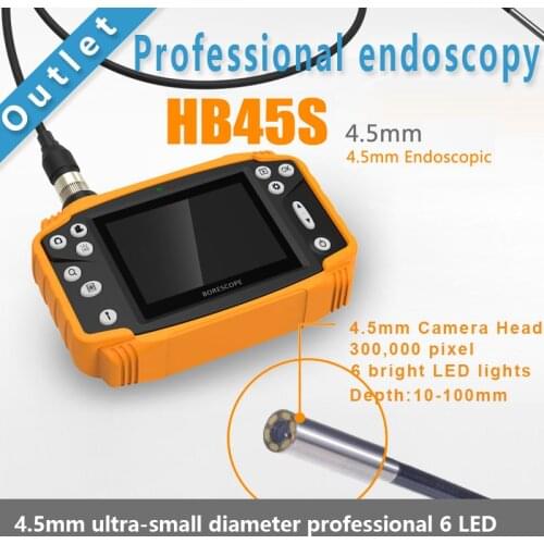 SmartFly HB45S 4.5mm 1 Meter 3.5" LCD Endoscope Borescope Snake Inspection DVR Vehicle Inspection Pipeline