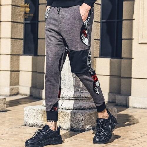 Fanzhuan Free Shipping New fashion casual man men'male 2019 spring all-match Hallen trousers jogger pants European 828115