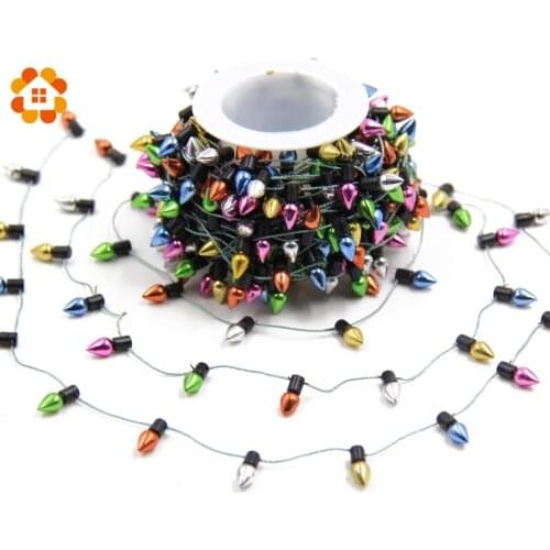 3M/5M Christmas Garland DIY Bulbs Garland Christmas Ornaments Home Decoration Xmas Tree Ornaments Christmas Party Decorations