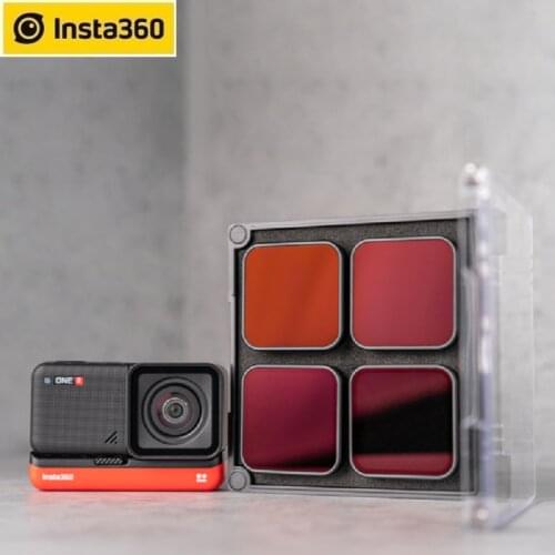Insta360 One R Original ND Lens Filter Kit OneR ND4/ND8/ND16/ND32 for 4K 1-Inch Wide Angle 360 Mod Insta360 One R Accessories