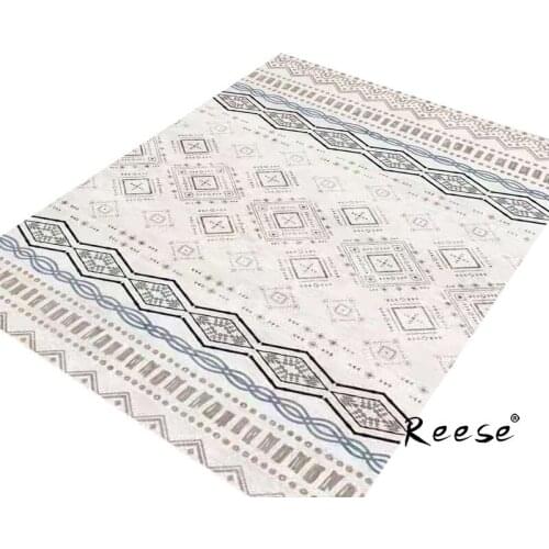 Reese Classic Plain Home Decoration Thicken Fluffy Area Rug Vintage Stripe Carpets For Living Room Bedroom Restaurant Anti Slip