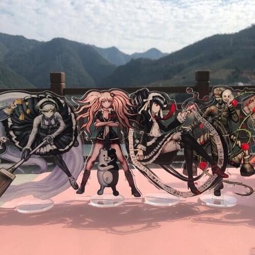 Anime Acrylic Stand Figure Model Danganronpa: Trigger Happy Havoc Cartoon Desk Decor Monokuma Tojo Kirumi Nanami ChiaKi Cosplay