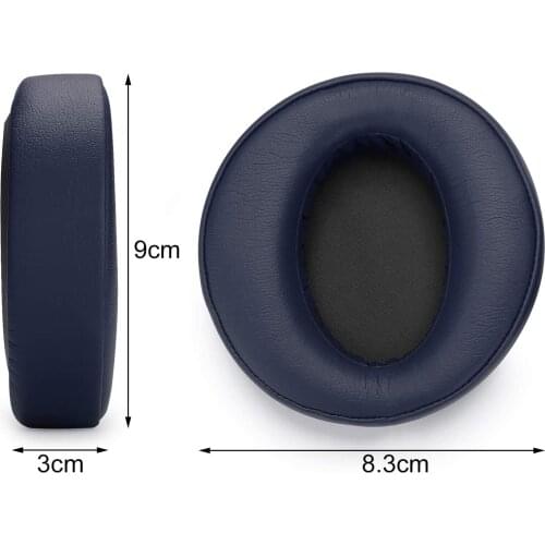 MDR-XB950BT Replacement Ear Cushion Pads with Protein Leather and Memory Foam for Sony MDR-XB950BT XB950B1 XB950N1 On Ear Headph
