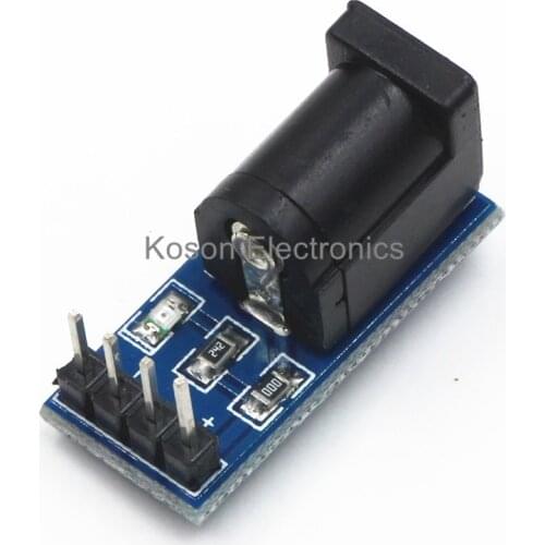 DC power supply module for arduino dc power adapter plate