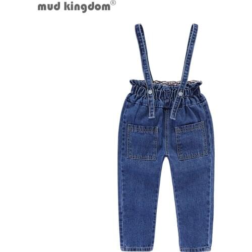 Джинсовые комбинезоны для девочек Mudkingdom China At AliExpress