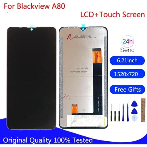 Original For Blackview A80 LCD Display Touch Screen Assembly For Blackview A80 Screen LCD Display Phone Parts + Free Tools