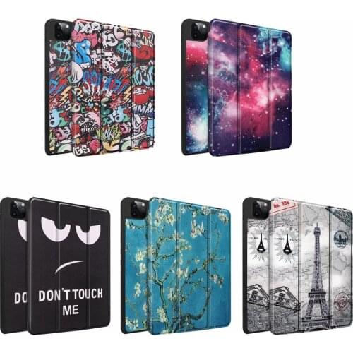 2020 New Shockproof Soft Protective Flip Folio TPU Leather Tablet Case For Apple iPad Pro 11"inch 2018 With Pencil Holder