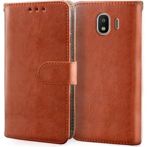 Luxury Leather Flip Case For Samsung Galaxy J2 J3 J4 J5 J6 J7 J8 2018 2017 Core Plus Case Wallet Card Stand TPU silicone Cover