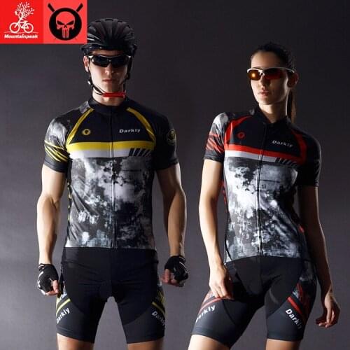 Mountainpeak Summer Cycling Jersey Quick Dry Elastic Breathable MTB Cycling Clothing Short Sleeve Sport Outdoor bicycle Wear Set