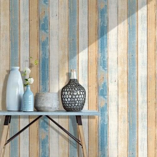 Vintage Wood 3D self adhesive Wallpaper for walls Rolls Mural Contact paper Living Room Kitchen Bathroom Home Decor