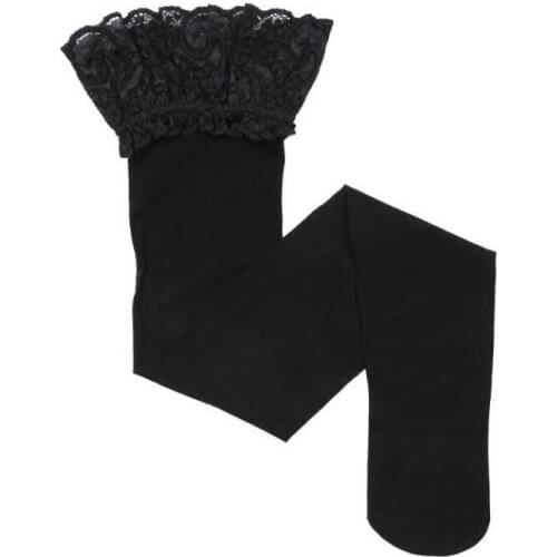 High quality Spring and Autumn style 80D micro-transparent meat high-elastic velvet female stockings sexy lace stockings women