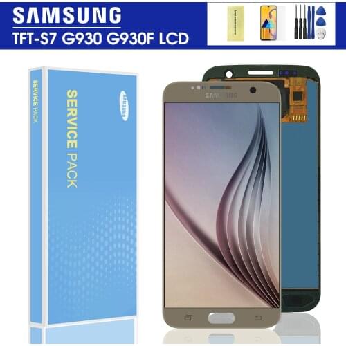 5.1inch TFT S7 Lcd For SAMSUNG GALAXY S7 G930 G930F LCD Screen Digitizer SM-G930F G930F G930FD Assembly Replacement