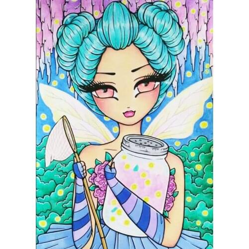 DIY Diamond Painting Girl Full Diamond Embroidered Flower Mosaic Home Decoration 5d Paint By Diamonds