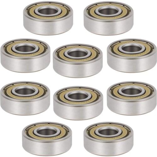 10 PCS 608zz 623zz 624zz 688zz 635zz 626zz Double Shield Miniature High Carbon Steel Bearing Deep Groove Bearing