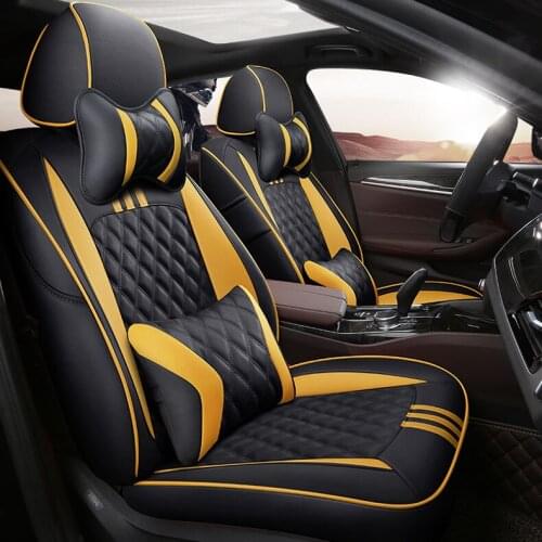 Custom cowhide car seat cover for Ford Focus fiesta mustang Edge Escape Mondeo Kuga S-MAX Ranger accesorios automovil styling