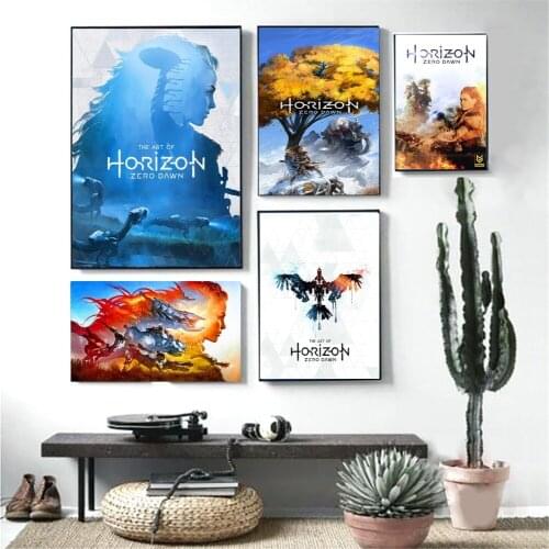 Horizon Zero Dawn Game Artwork Poster And Print Canvas Art Painting Wall Pictures For Living Room Decoration Home Decor No Frame