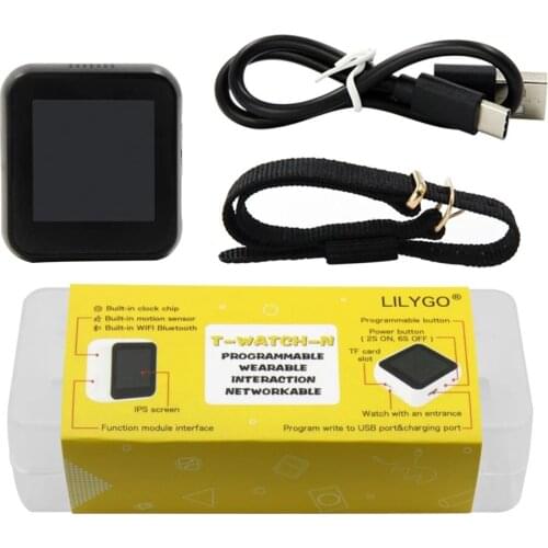 LILYGO® TTGO T-Watch Without Touch Screen Version TTP223 Touch Button Programmable Wearable Environmental Interaction ESP32