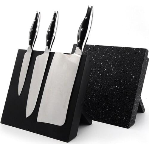 Magnetic knife Holder MDF Board Knife Stand Wall Storage Rack Kitchen Knives Storage Cooking Tool Magnetic Knives Holder Stand