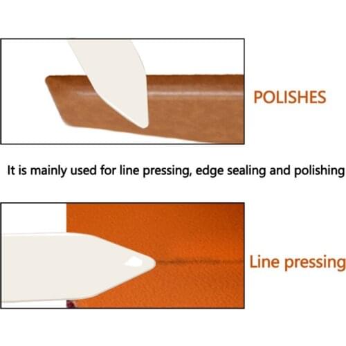 Natural Cattle Bone Folder Handmade Paper Crafts Leather Trimmer Tool for Card Making and Leather Working GXMA