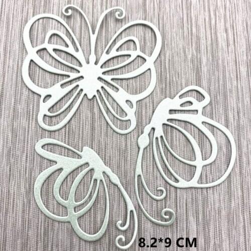 2021 New Butterfly Cutting Dies DIY Scrapbooking Embossing Paper Photo Frame Stamps Crafts Template Mould Stencils