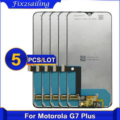 5 piece/lot G7 XT1962 LCD ORIGINAL For Motorola Moto G7 Plus XT1965 LCD Display Touch Screen Digitizer Assembly Replacement