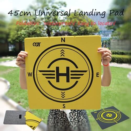 D45cm for DJI FPV Mavic 2 Pro Air 2s Mini SE 2 Spark Phantom 4 RTK Pro V2.0 Drone Landing Pad Portable Quadcopte Parking Apron