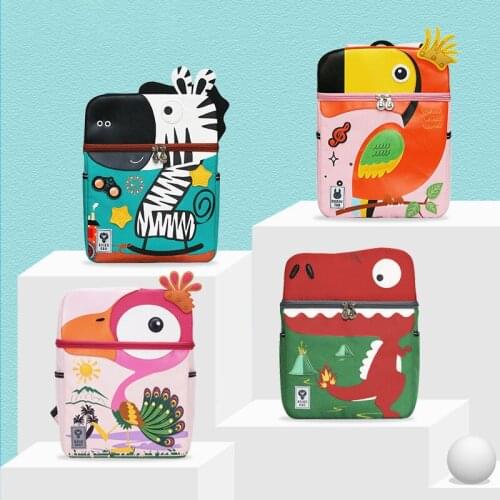 2021 New Kid Schoolbags 3D Cartoon 3-6-8 Years Old Kids Bag Cute Toddler School Boys Backpack Kindergarten Mochila Infantil