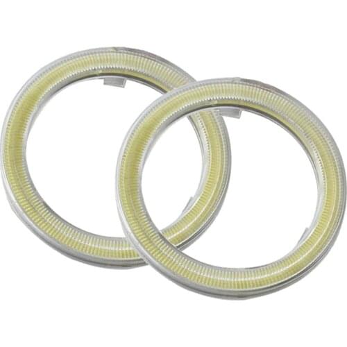 2 Pcs LED Angel Eyes Bulb Halo Ring Lights Car Daytime Running Lights DRL Fog Lights 12-24V Modeling Lights Decorative Lights