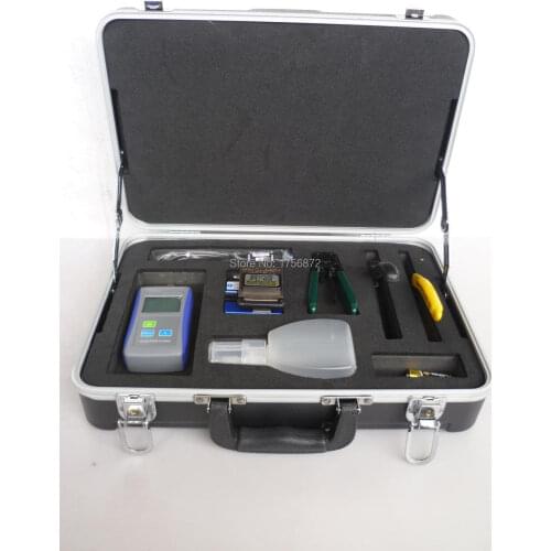 Fiber Optic FTTH Tool Kit Tool Set Power meter Fiber clever Visual Fault Locator