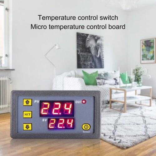 W3230 Temperature Controller Thermostat Dual LED Digital Temperature Regulator Detector Temp Meter Heat Cooler