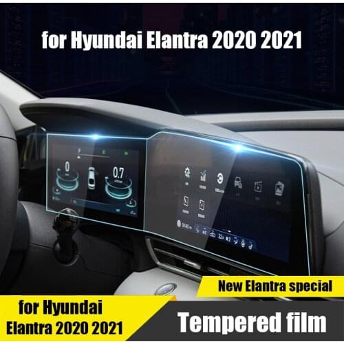 For Hyundai Elantra Avante CN7 2020 2021 dashboard navigation toughened film TPU soft film to protect against scratches