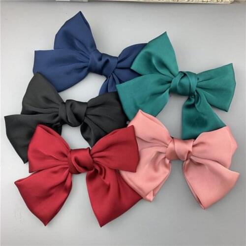 College Style Hair Pins Girls Oversized Butterfly Hair Clips Classic Hair Styling Tools Daily Hair Wear Barrettes Bow Hairpin